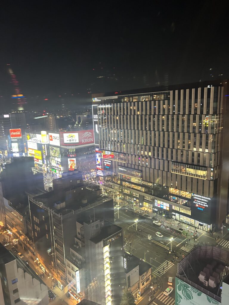 すすきのの夜景